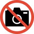 do not use any camara pads icon